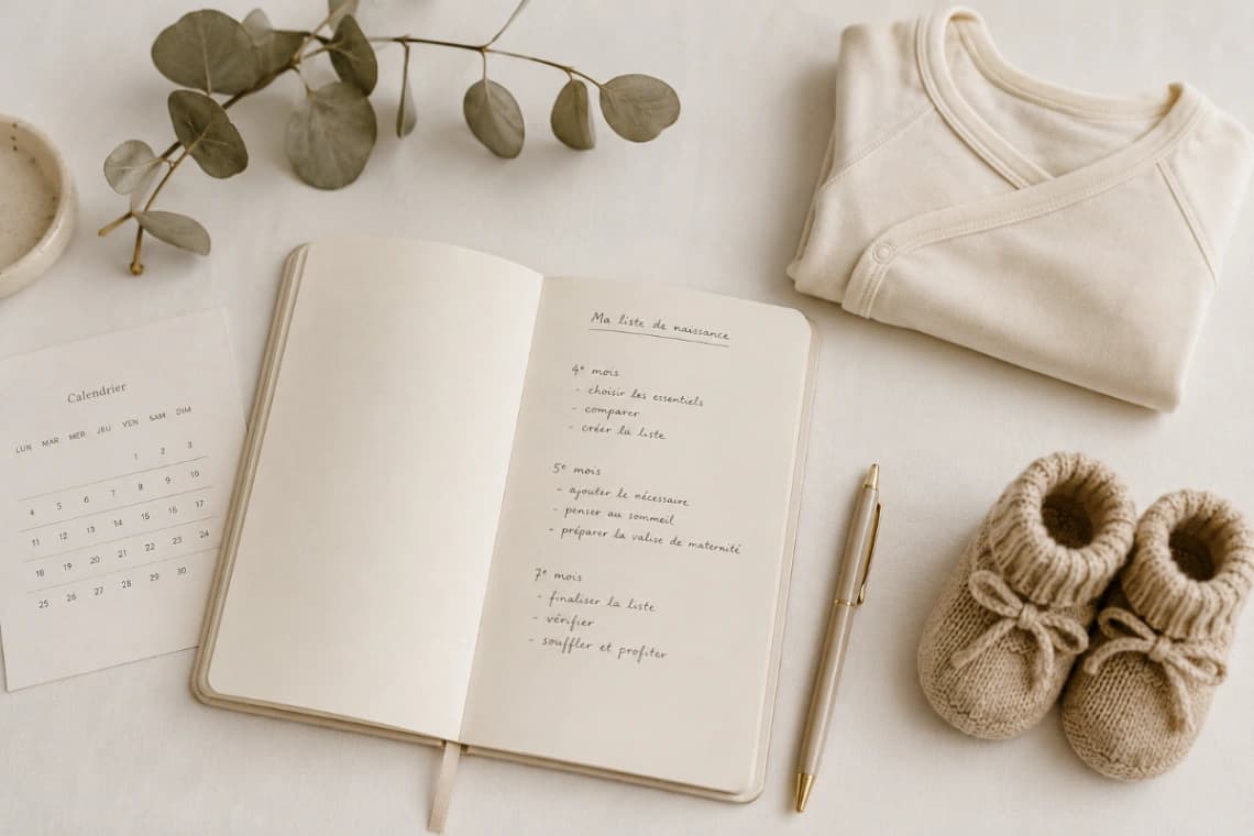 Quand faire sa liste de naissance ? Le calendrier mois par mois