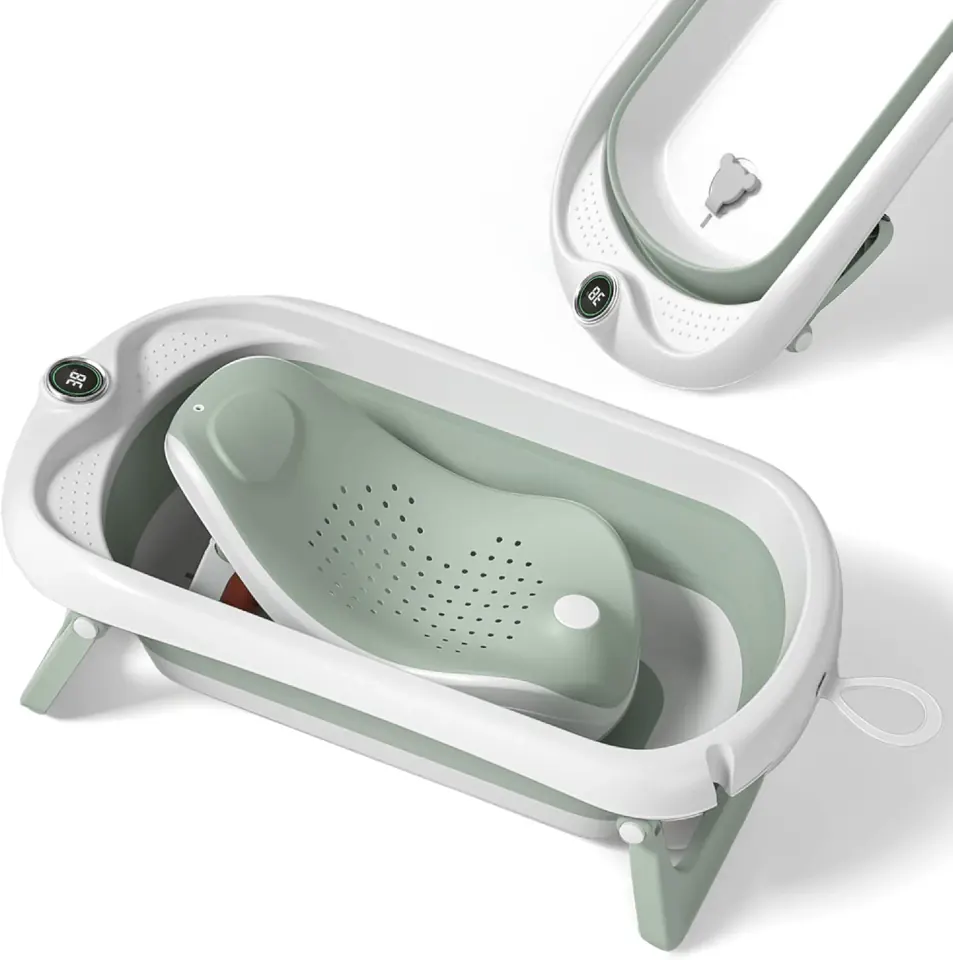 Photo : Baignoire pliable avec transat